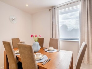 Dining room | Hollyhocks- The Loft at The Gatehouse - Hollyhocks, Holt
