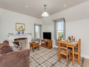 Open plan living space | The Servants Quarters - Pentland Escapes, Canisbay, near John O’ Groats
