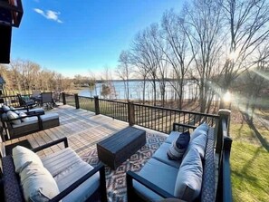 You may end up spending all your time on this back porch!