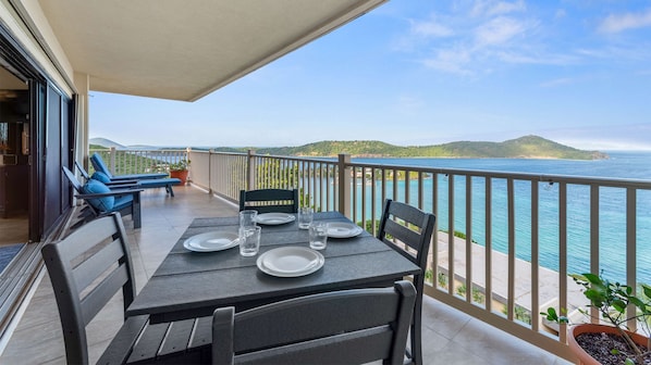 Breathtaking views from your very private wrap-around balcony.