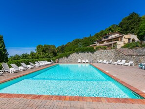 Bleu, Piscine, Recours, Eco Hôtel, Ville Resort, Hôtel, Tropiques