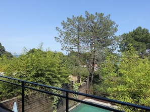 Himmel, Natürliche Landschaft, Schatten, Zaun, Pflanze, Baum, Freizeit, Landschaft, Geländer, Hütte