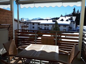 Sky, Property, Building, Shade, Wood, Outdoor Furniture, Window, Porch, Outdoor Table, Real Estate