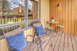 Quaint covered patio