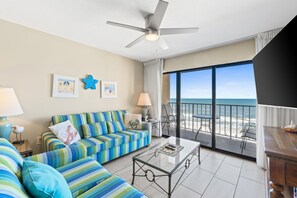 Living Area with Balcony