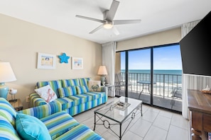 Living Area with Balcony