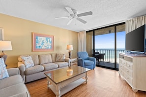 Living Area with Balcony