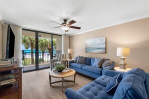 Living Area with Balcony