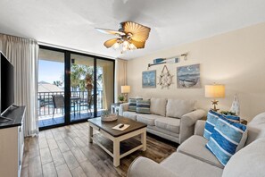 Living Area with Balcony