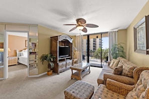 Living Area with Balcony