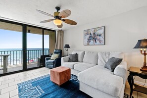 Living Area with Balcony