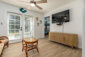 005 Las Brisas Living Room Media Center with Large TV