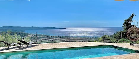 Heated pool with View