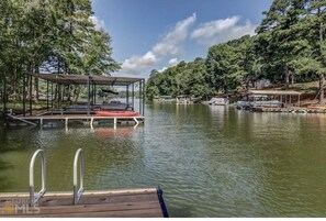 View From Dock looking toward main Channel Dock is within a slow zone.