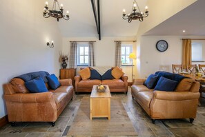 Sofas, coffee table