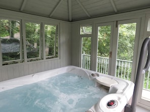 Bubbelpool inomhus