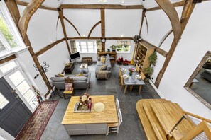 Birds eye view of living area