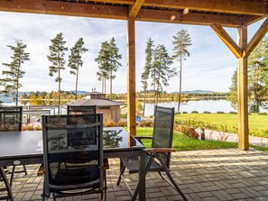 Plant, Sky, Table, Shade, Wood, Interior Design, Outdoor Furniture, Tree, Door, Outdoor Table