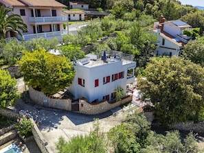 Tree, Building, Residential Area, House, Neighbourhood, Home, Shrub, Rural Area, Human Settlement