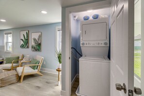 Entryway | Laundry Area | Washer/Dryer | Hangers | Trash Bags/Paper Towels