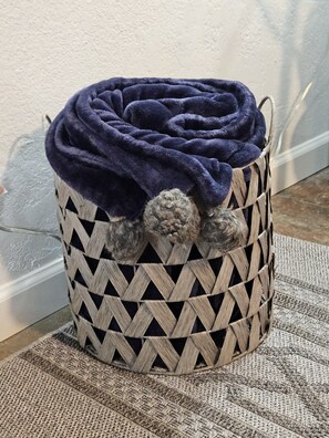 cozy blankets available