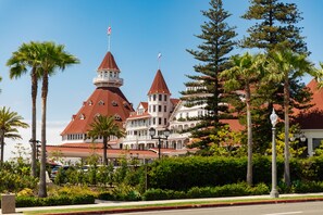 Located across the street from the Hotel Del Coronado