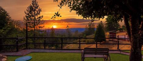 Enjoy the breath-taking sunsets from your door step