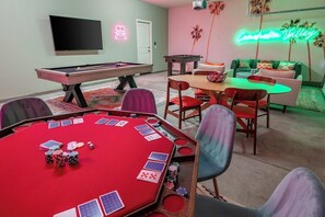Air conditioner game room!