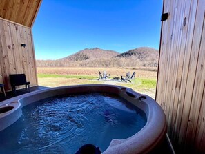 View from the hot tub