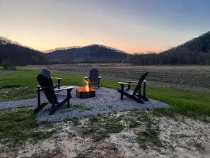 sunset fire