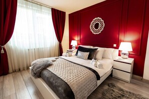 The spectacular bedroom will make you never want to leave your bed. Need an extra night?