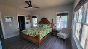 Lower Master Bedroom - King size Nectar Copper Mattress and Adjustable frame.