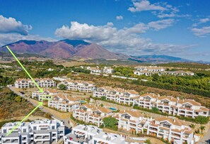 Residence in front of Finca Cortesin with 3 Swimming Pools - Apt outlined 