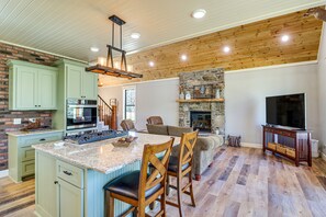 Open-Concept Living Area | Kitchen
