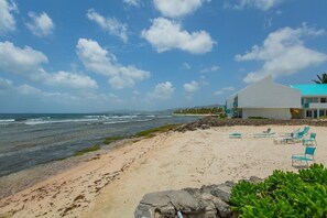 Private walk to beach from condo