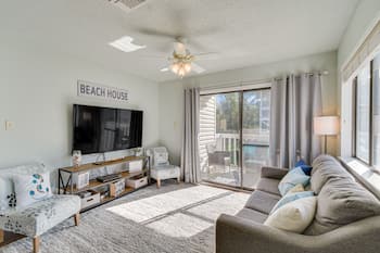 2 Mi to Beach: Orange Beach Condo w/ Dock Access
