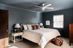 Bedroom with King size bed,