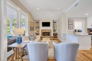 Family Room off the Kitchen