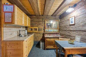 Kitchen and dining area