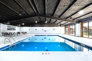 Rain or shine, you can still unwind year round in the indoor pool