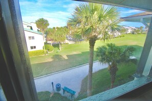 View of the 8th Hole Executive Golf Course from the Primary Bedroom.