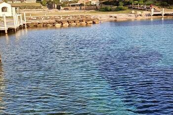 Porto Cervo Cala del Faro rent BILOCALE garden porch near the sea.