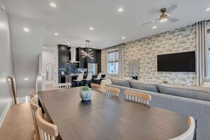 The carefully curated furnishings in this home are perfectly suited for all size groups. 
Settle in, lounge, relax with friends and family - you will love your time at the beautiful home!