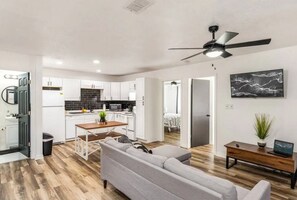 Kitchen and Living room