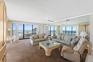 Living Area with Balcony