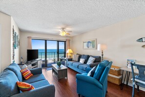 Living Area with Balcony