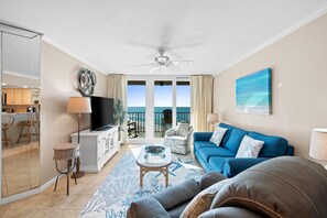 Living Area with Balcony