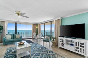 Living Area with Balcony