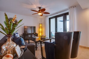 Beach Front Villa - living room