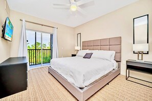 Spacious King Bedroom with Private Patio Access